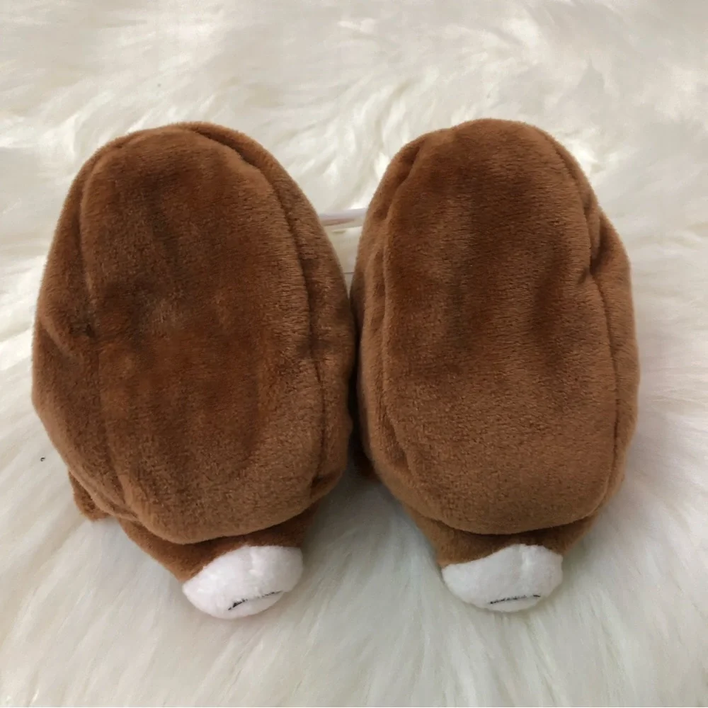 NWT RUDOLPH The Red Nosed Reindeer slippers Sz 0-6 Months